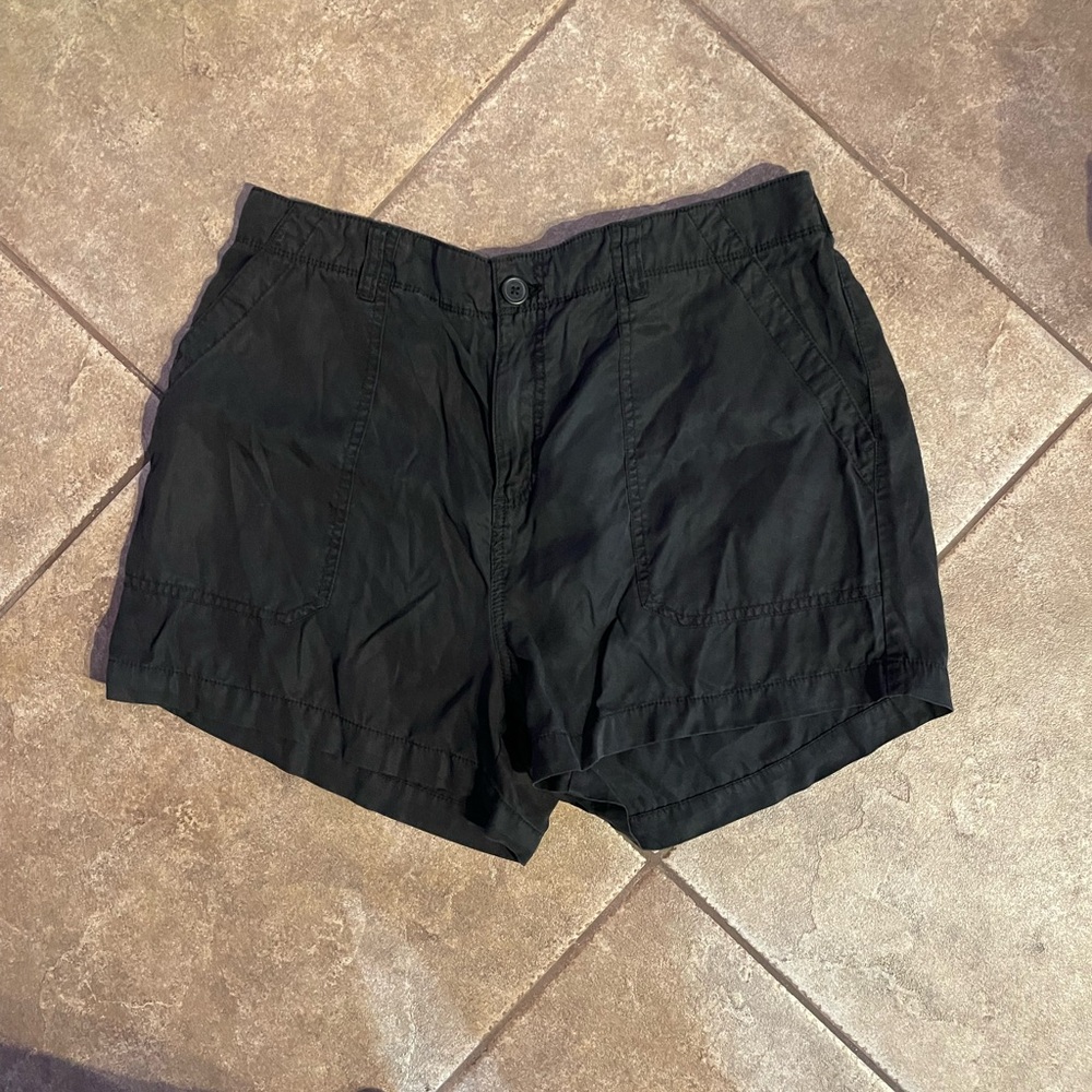 Women's Black Casual Shorts